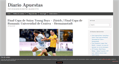Desktop Screenshot of diarioapuestas.com