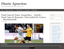 Tablet Screenshot of diarioapuestas.com